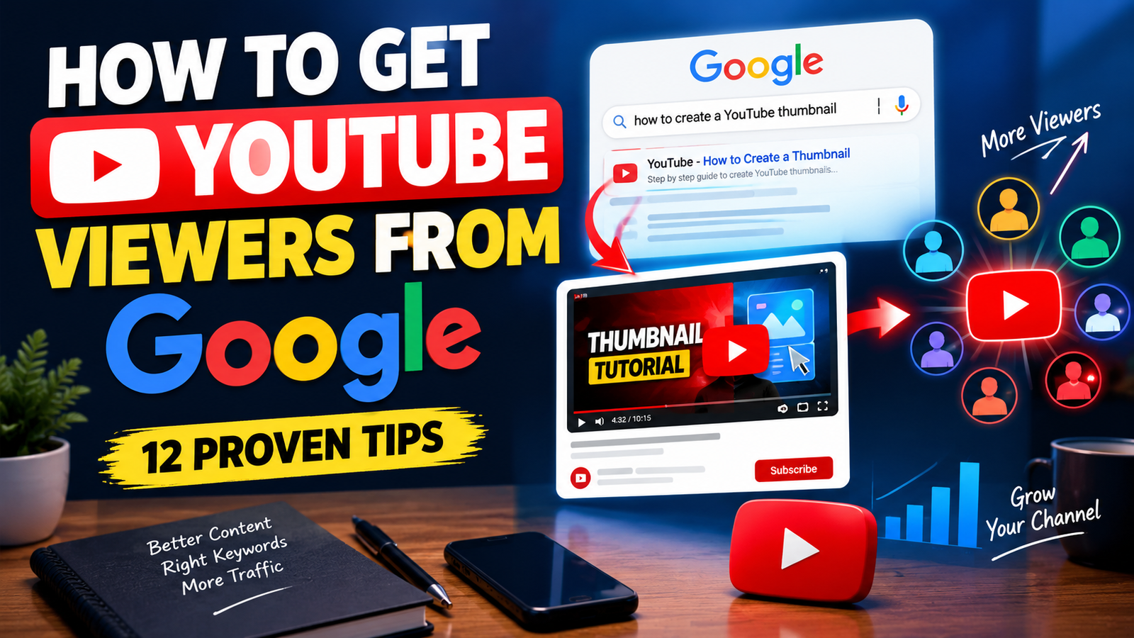 How to Get YouTube Viewers From Google: 12 Proven Tips