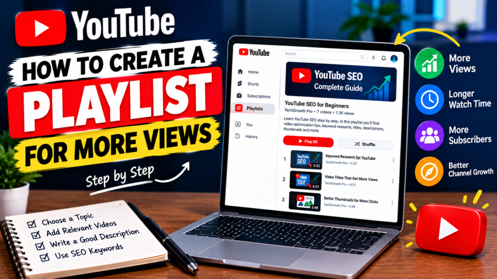 How to Create a YouTube Playlist for More Views