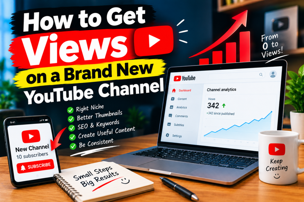 How to Get Views on a Brand New YouTube Channel