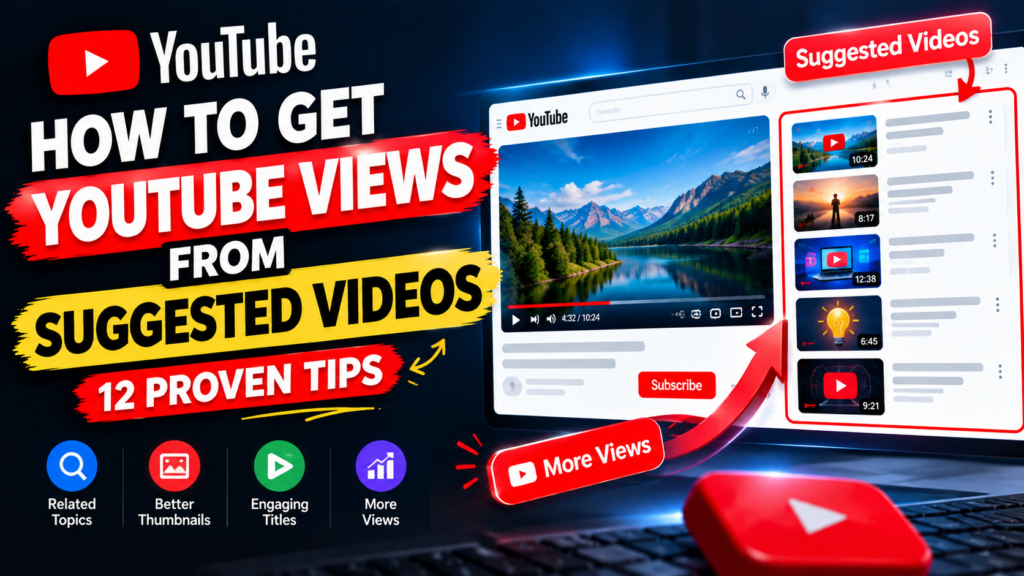 How to Get YouTube Views From Suggested Videos 12 Tips