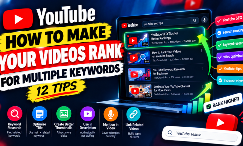 How to Make YouTube Videos Rank for Multiple Keywords 12 Tips