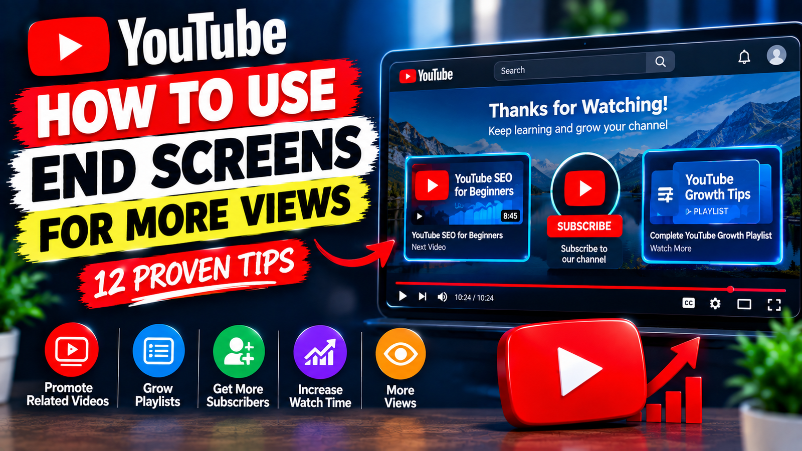 How to Use YouTube End Screens for More Views
