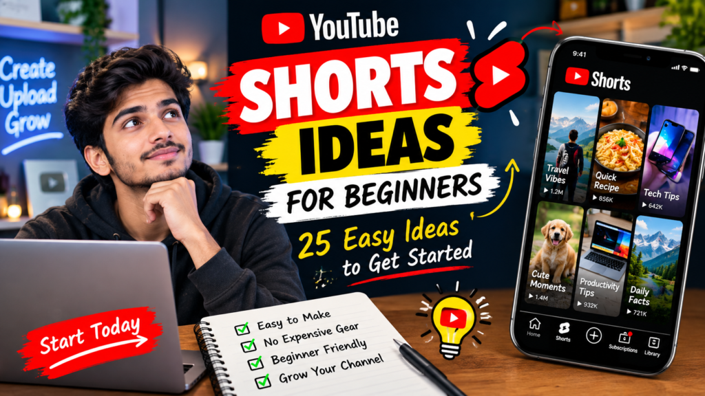 YouTube Shorts ideas for beginners