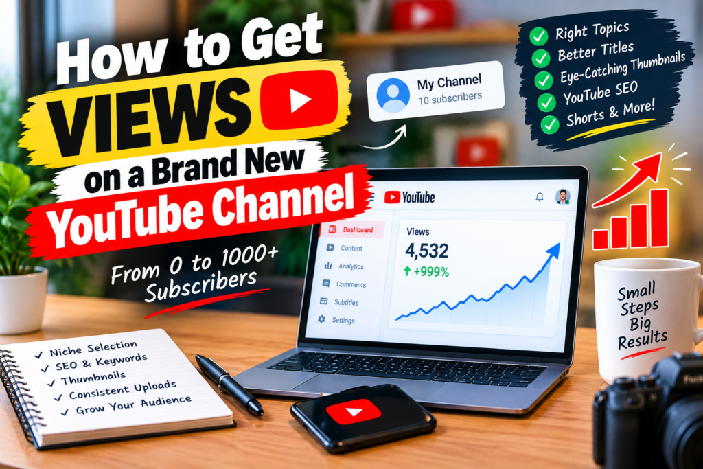 how to grow YouTube channel with no experience