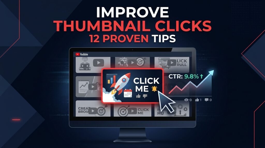 how to improve YouTube thumbnail clicks