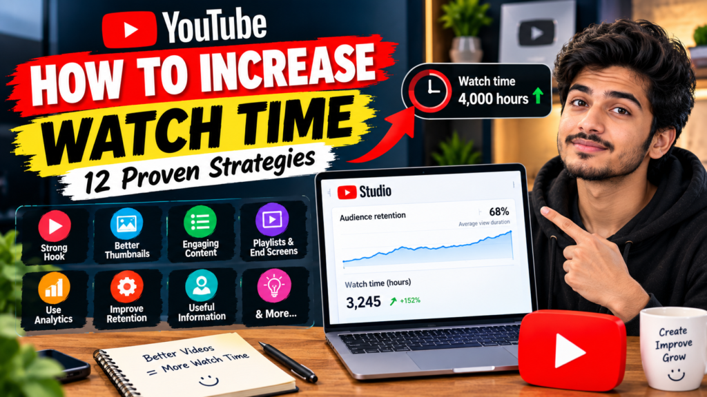 how to increase YouTube watch time