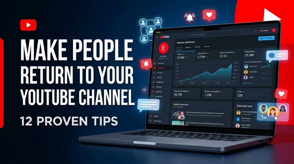 how to make people return to your YouTube channel