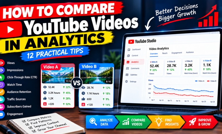 How to Compare YouTube Videos in Analytics 12 Tips