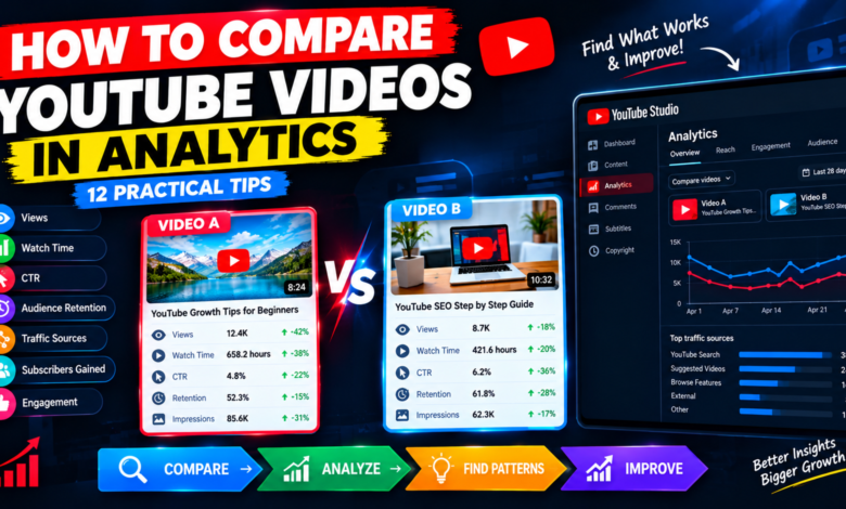 How to Compare YouTube Videos in Analytics 12 Tips