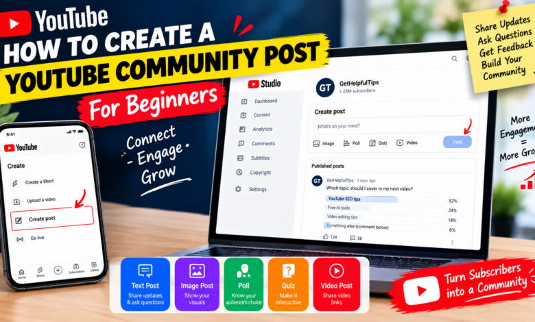 How to Create a YouTube Community Post 12 Easy Tips