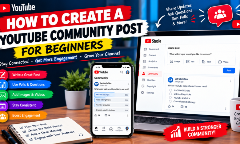 How to Create a YouTube Community Post 12 Tips