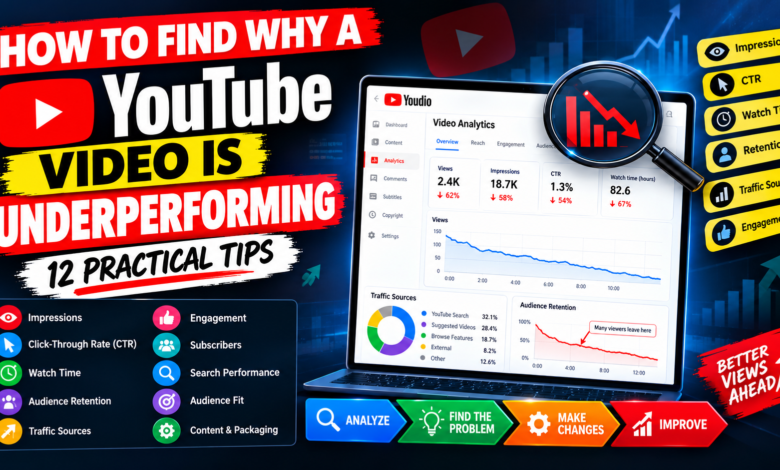 How to Find Why a YouTube Video Is Underperforming 12 Tips