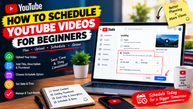 How to Schedule YouTube Videos for Beginners 12 Tips