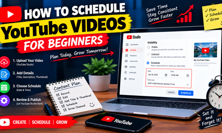 How to Schedule YouTube Videos for Beginners 12 Tips